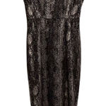 Abbeline Womens Snake Print Sleeveless Hi Lo Hem Dress Size S Photo 0