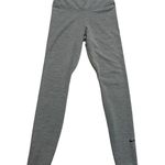 Nike Gray Mid Rise Elastic Waistband Skinny Leg Athleisure Workout Leggings Photo 0