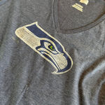 Womens Seattle Seahawks Nice NFL Short Sleeve V Photo 2