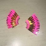 Mignonne Gavigan  Earrings pink and gold Photo 0