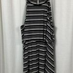 Torrid Black&White Stripe Jersey Twofer Tank Dress Sz.2 NWT Photo 3