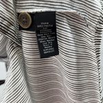 Sanctuary  Black White Striped Mini button front shirt Dress S neutral casual Photo 9