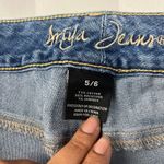 Ariya Jeans Ariya Kilkenny Skinny Jeans Womens 5/6 Blue Denim Cotton Distressed Frayed Hem Photo 8