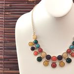 Liz Claiborne  Multi Colored Brulee Necklace Photo 1