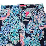 Lilly Pulitzer Malorie High Rise Stretch Pants Party in Paradise Navy Multi 4 Photo 2