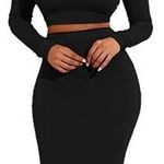 Amazon Two Piece Black Dress Set Photo 0