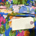 Lottie & Holly New 2 Pc Set Floral Print Crop Top & Skort Blue Pink Size Large Photo 10