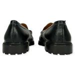 Colin Stuart  | Size 6 | Women's Lug Sole Black Leather Reptile Texture Loafer Photo 3