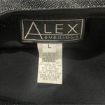 Alex Evenings  Size Large Top Blouse Long Sleeve Cowl Neck Glitter Shimmer Photo 5