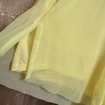 Free People Movement Double Vision Yellow Mesh Athletic Long Shorts Small NWOT Photo 2