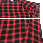 New Amaryllis Red & Black Plaid‎ Oversized Kimono Size Small Size M Photo 8