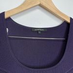 Nanette Lepore Nanette‎ Lenore Pleated Purple Midi Dress Size Large Photo 2