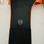 Boutique Orange Chain Sandals Photo 8