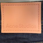 Acne Studios NWT Melk Jeans Size 26 Indigo Blue Straight Leg Tapered Raw Denim Photo 7