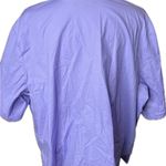 Bob Mackie  Purple Short Sleeve Button Down Shirt wearable art size 3x Photo 4