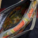 Laura Ashley Vtg  Floral Quilted blue shoulder Bag yellow Pink Flowers Photo 3