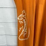 Baobab Womens size 44 Tropical Gecko Lizard Spaghetti Strap Dress Grenada Orange Size M Photo 4