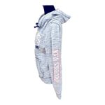 NFL NEW ENGLAND PATRIOTS Women's Space-Dye Full-Zip Fleece Hoodie size M Photo 4