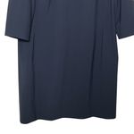 MM.LaFleur  Navy Sheath Dress Women’s Size 14 3/4 Sleeve Office Minimal Career Photo 3