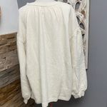 Aerie Women's cream  sweater with tassels size L Photo 3