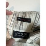 New York & Company White Pinstripe Wide Leg Dress Pants Women’s Size 16 Business Photo 3