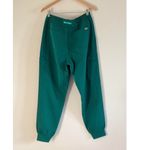 FIGS  High Waisted Uman Relaxed Jogger Scrub Pants in Hunter Green, Size Large Photo 10