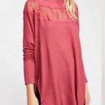 Free People  Spring Valley Long Sleeve waffle knit thermal top medium EUC Photo 0