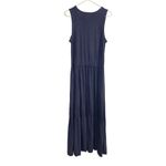 Aerie  Blue Maxi Smock Dress‎ Size Medium Cottage Bohemian Twee Photo 4