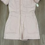 Pilcro NWT  Anthropologie The Kit Utility Romper in Pink Rose Size 12 OB1892176 Photo 8