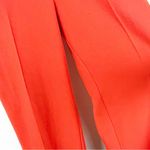 Trina Turk Golda Orange Tomato Front Pleated Pants Side Pockets Jumpsuit Size 12 Photo 11