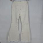 Wish List Jeans White Flare Leg High Waist Denim Pants Size M Photo 9