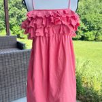 J.Crew Rugged Ruffle Cotton Sundress. Size M Photo 0