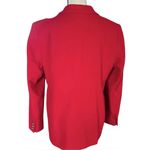 L.L.Bean Cashmere and Wool Red Button front Blazer. SZ. 10P. Photo 3