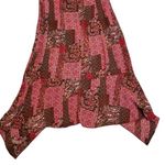 Scarlett Midi Dress Paisley Print Y2K Sleeveles Sundress Red Brown Sz 7/8 Photo 10
