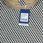 Addison Bay  Botanist Peplum Top Navy Tan XS Photo 5