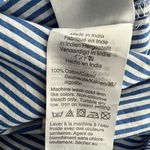 J.Crew  Band Collar Ruffle Front Striped Long Sleeve Shirt Photo 8