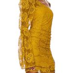 For Love & Lemons  Tiana Mini Dress in Yellow Photo 1