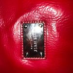 Nine West Vintage Red patent Leather Tote Bag / Purse Photo 2