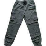 Banana Republic Utility Jogger Green Tencell Womens Pants SZ S Photo 0