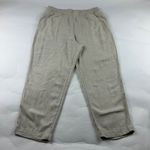 Old Navy Flax Linen Blend High Rise Straight Leg Lounge Pant L Photo 0