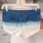 Forever 21 Denim Jean Shorts Hombre Tie Dye Cutoffs  Womens 24 Low Rise Photo 1