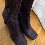 Purple Knee High Boots Size 6 Photo 2