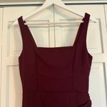 Lulus  NWT glamorous disposition burgundy ruched maxi dress small Photo 6