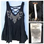 Free People  Top With Beading‎ Photo 1