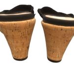 Taryn Rose  KEELY BLACK THONG WEDGE PLATFORM SANDAL SHOES 10.5 Photo 2