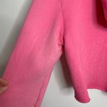 Cotton Citizen Brooklyn Crop Zip Hoodie In Hot Pink Mix Womens Medium Photo 5
