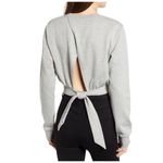 Rebecca Minkoff New  Molly Tie Back Crop sweatshirt Photo 1