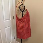 J.Crew Womens Blouse Size 12 Red Pattern Sleeveless Top Photo 2
