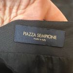 Piazza Sempione  virgin wool black side ruffle dress sz 40 Photo 6