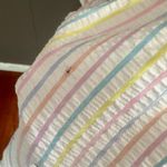 Pierre Cardin  Vintage Striped Ruffle Robe Photo 7